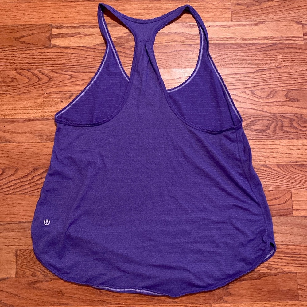 lululemon athletica Purple Racerback Tank Top